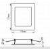 Точечный светильник videx 16W 5000K VL-DLBS-165