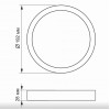 Точечный светильник videx 18W 5000K White VL-DLRS-185 alt_image