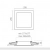 Точечный светильник videx 26W 5000K VL-DLBS-265 alt_image