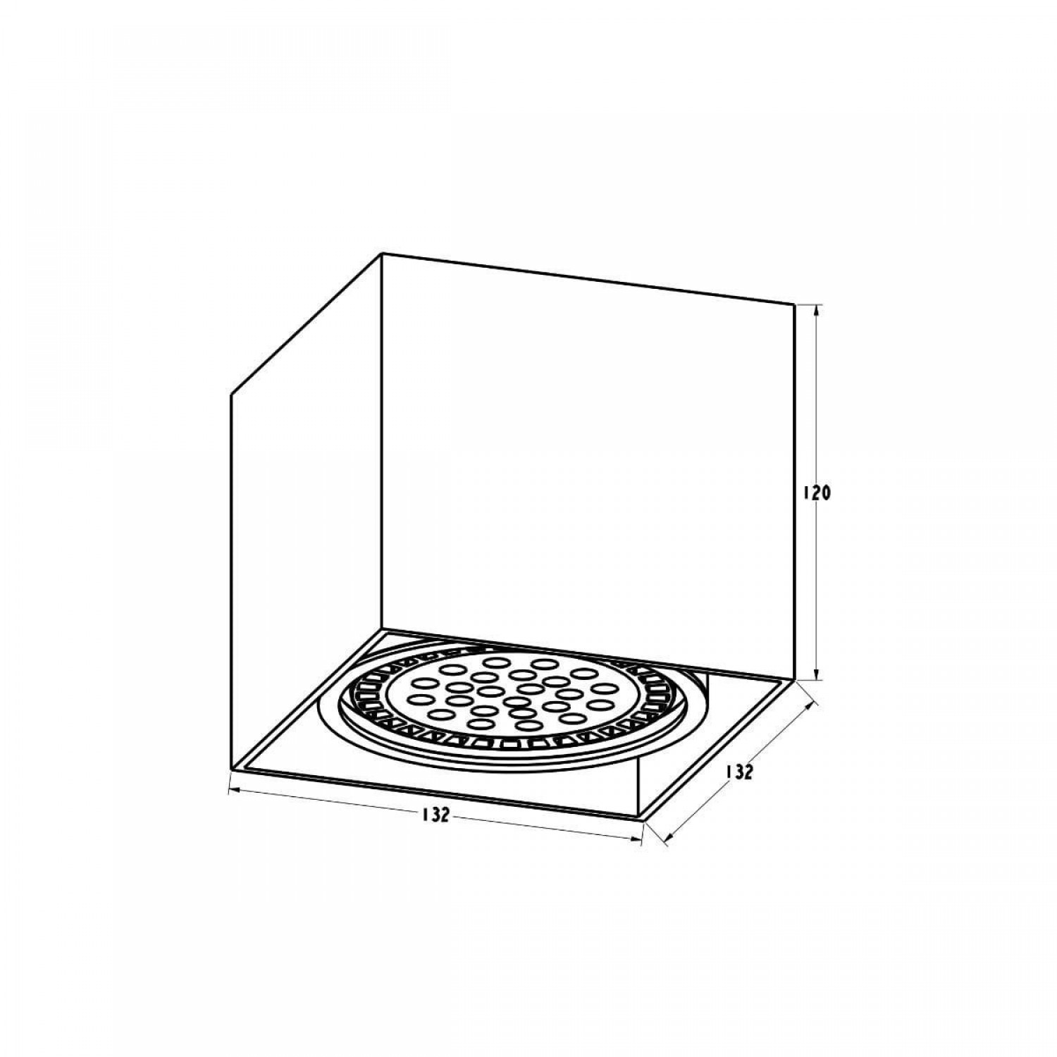 Точечный светильник Zuma Line BOX ACGU10-114-N