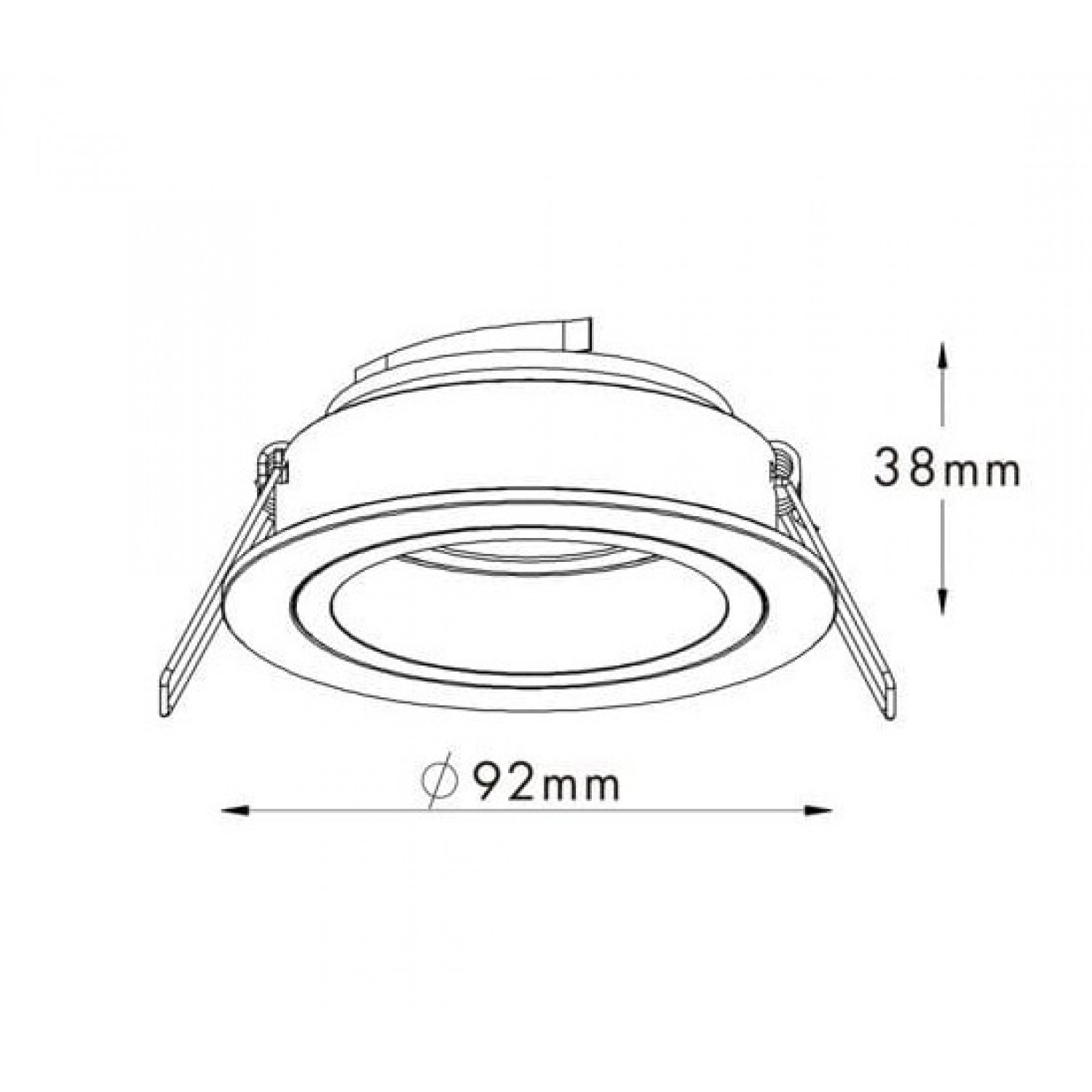 Точечный светильник Zuma Line CHUCK 92702-N