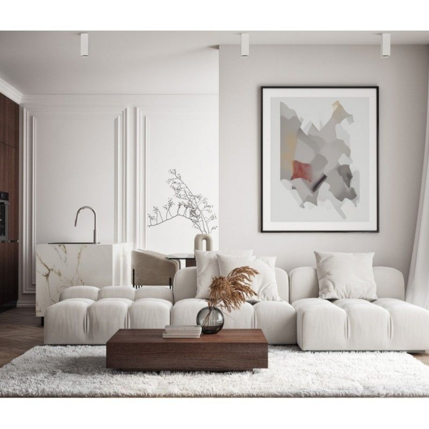 Точечный светильник Italux Ander  CLN-28394-M-WH