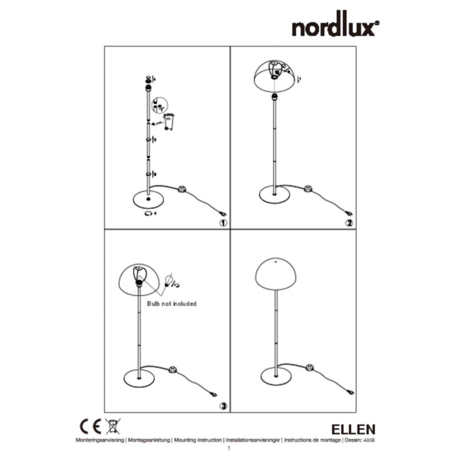 Торшер Nordlux Ellen 48584003