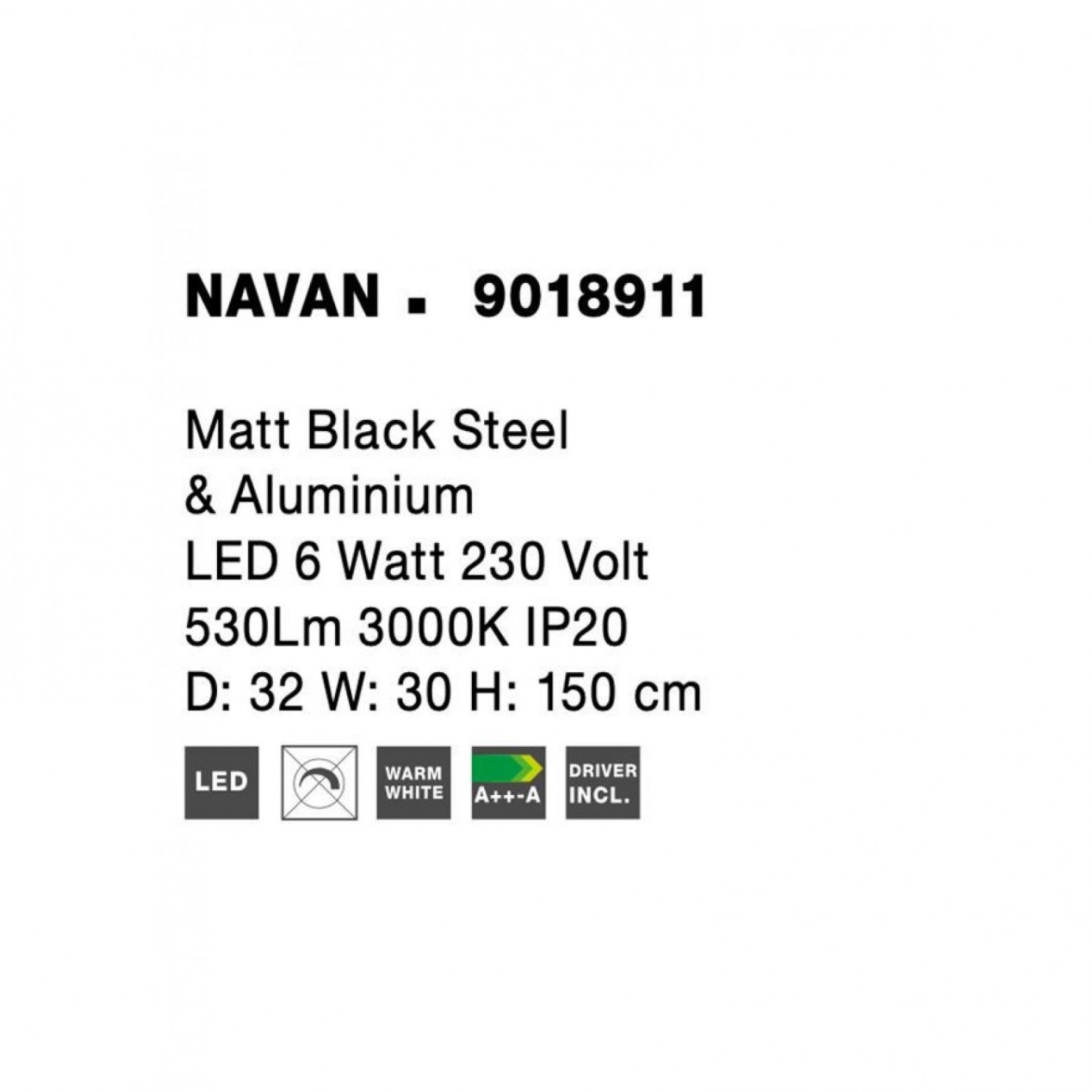 Торшер Nova Luce NAVAN 9018911