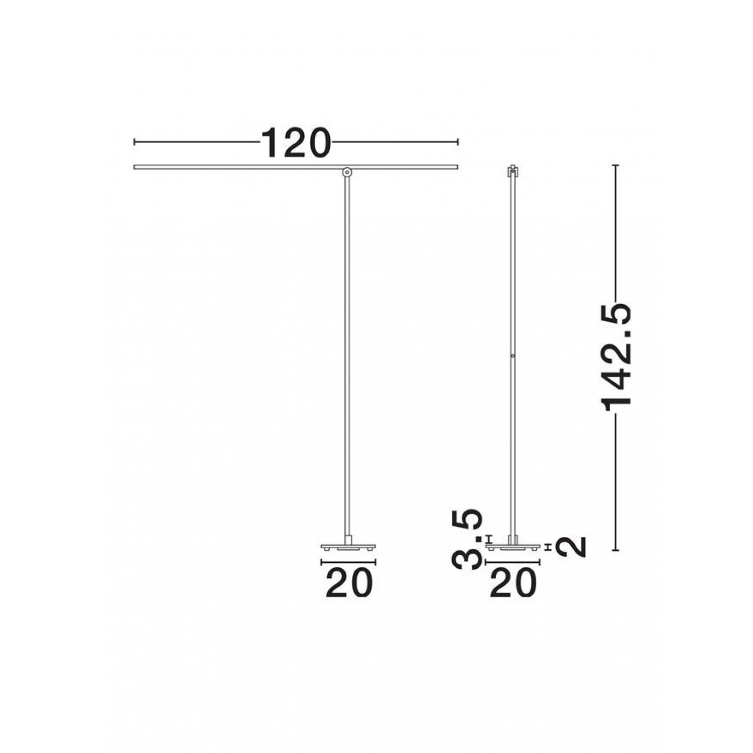 Торшер Nova Luce TENSO 9088210