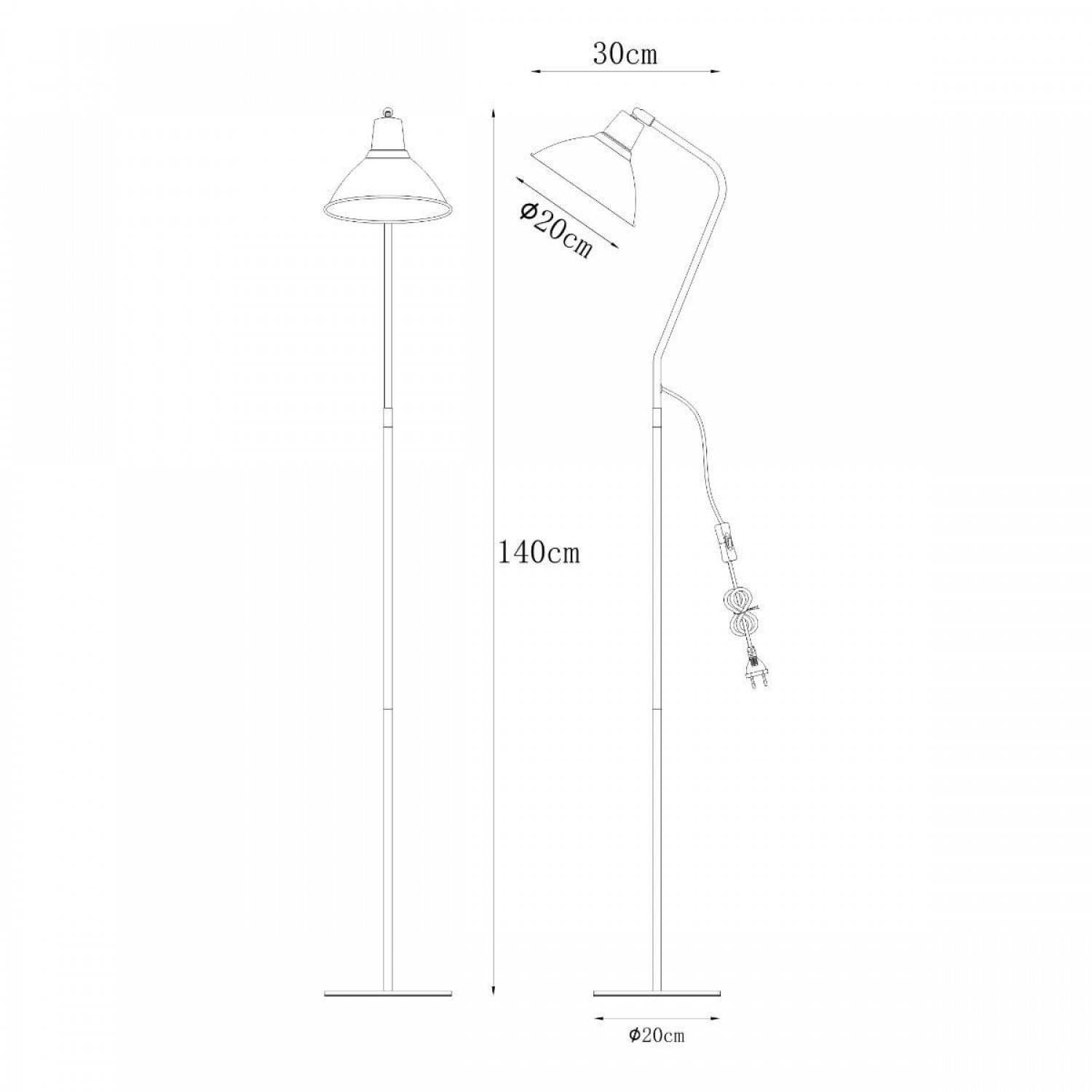 Торшер Zuma Line CELSO A4006