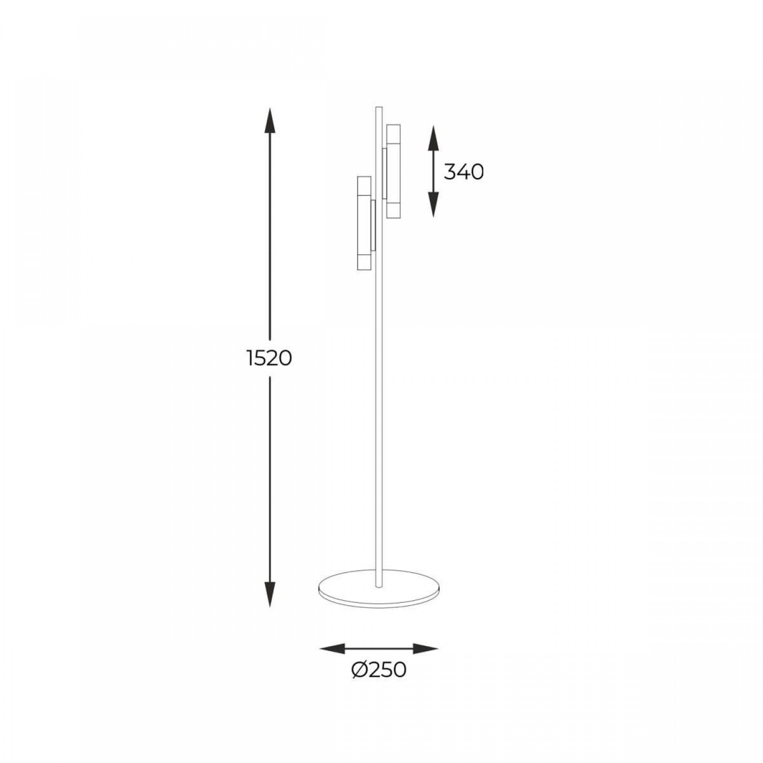 Торшер Zuma Line MADERA 8310144