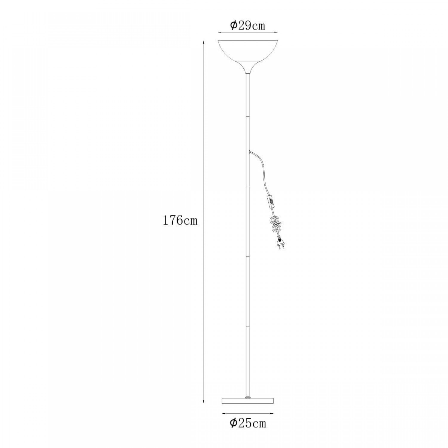 Торшер Zuma Line Sarda A4036-MWH