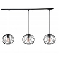 Трековий світильник Atmolight Track-3 Globe TP270-1000-3 Black 5011511
