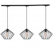 Трековий світильник Atmolight Track-3 Rhomb-S TP300-1000-3 Black ..