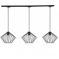 Трековый светильник Atmolight Track-3 Rhomb-S TP300-1000-3 Black 5011611
