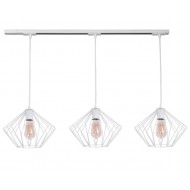 Трековий світильник Atmolight Track-3 Rhomb-S TP300-1000-3 White 5011612