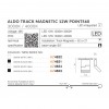 Трековий світильник AZzardo ALDO TRACK MAGNETIC 12W POINTS60 4000K BK AZ4623 alt_image