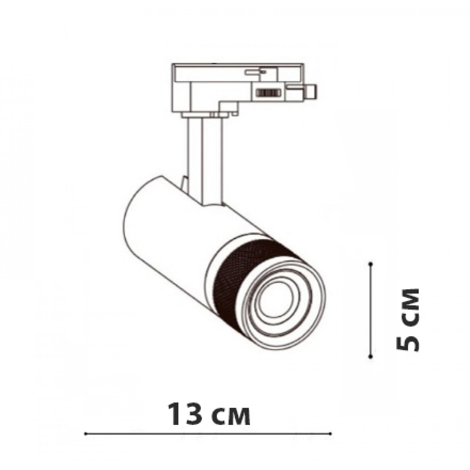 Трековий світильник Friendlylight Spot Optical FL6011