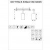 Трековый светильник Ideal Lux OXY TRACK SINGLE 08W 3000K BK 224138 alt_image