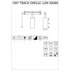 Трековый светильник Ideal Lux OXY TRACK SINGLE 12W 3000K BK 224169 alt_image