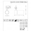 Трековий світильник Ideal Lux QUICK 15W CRI80 30° 3000K BK DALI 246437 alt_image