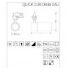 Трековий світильник Ideal Lux QUICK 21W CRI80 30° 3000K BK 1-10V 247878 alt_image