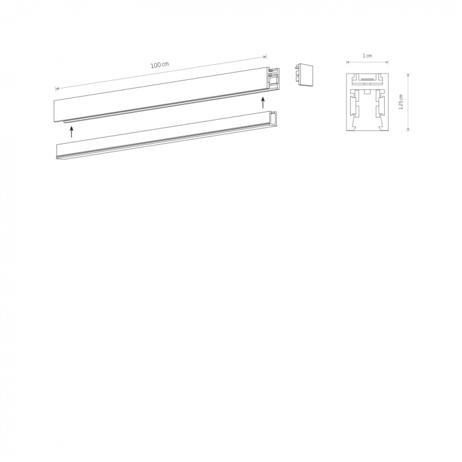 Трековый шинопровод Nowodvorski NANO-LVM 11724 фото 4 Трековый шинопровод Nowodvorski NANO-LVM 11724