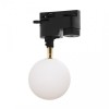 alt_imageТрековый светильник Zuma Line ALI WALL LAMP, black adaptor, 1-PHASE TRACK 9050BK