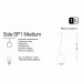 Вуличний світильник Ideal Lux SOLE SP1 MEDIUM 136004