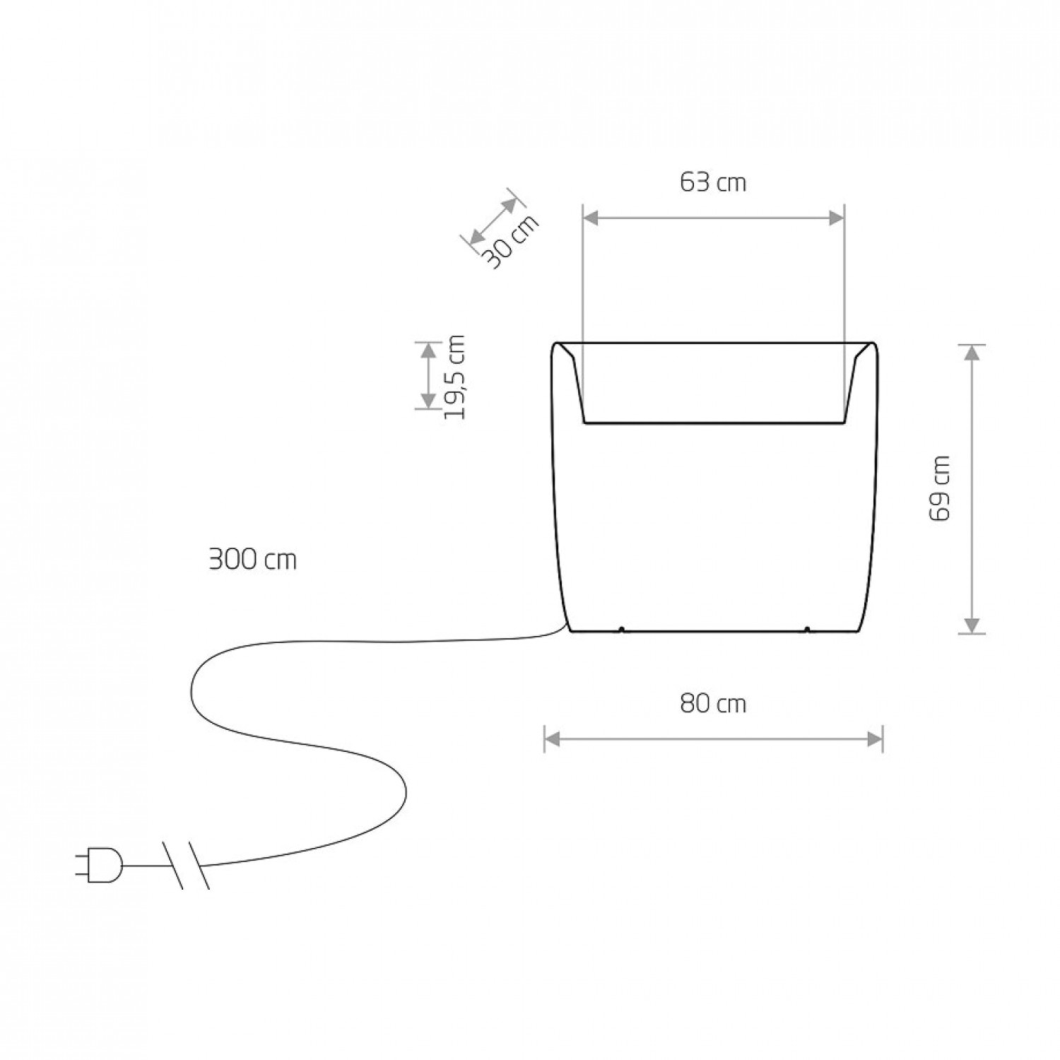 Уличный светильник Nowodvorski FLOWERPOT L 9713