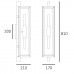 Уличный светильник COSMOLight DOVER W02095BK