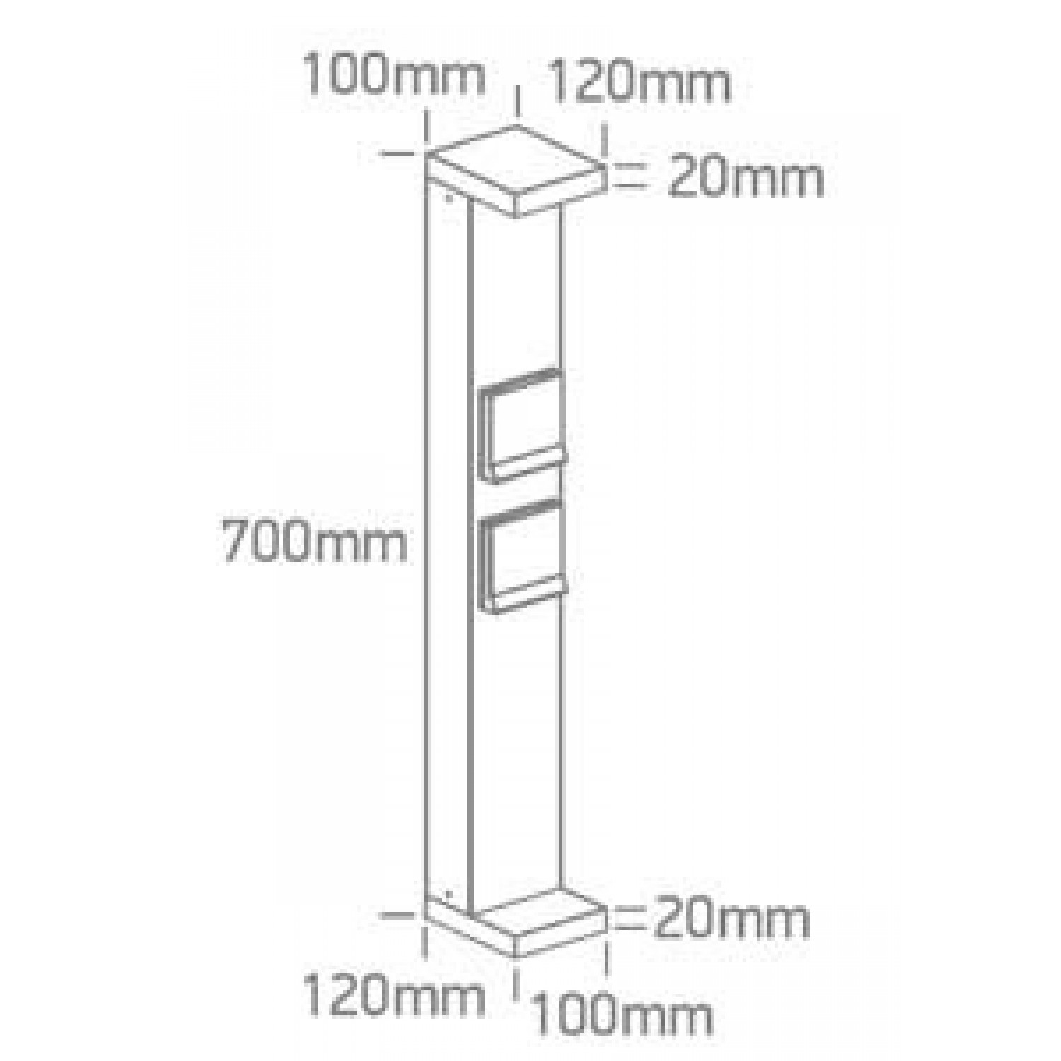Уличный светильник ONE Light  67508B/AN/C