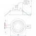 Врізний точковий світильник Astro Taro Adjustable 12v 1240001