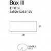Врезной точечный светильник MaxLight BOX H0014 alt_image