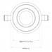 Врезной точечный светильник Astro Minima Slimline Round Fixed Fire-Rated IP65 1249034