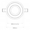 Врезной точечный светильник Astro Minima Slimline Round Fixed Fire-Rated IP65 1249035 alt_image