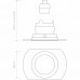 Врізний точковий світильник Astro Pinhole Slimline Round Flush Adjustable Fire-Rated 1434008