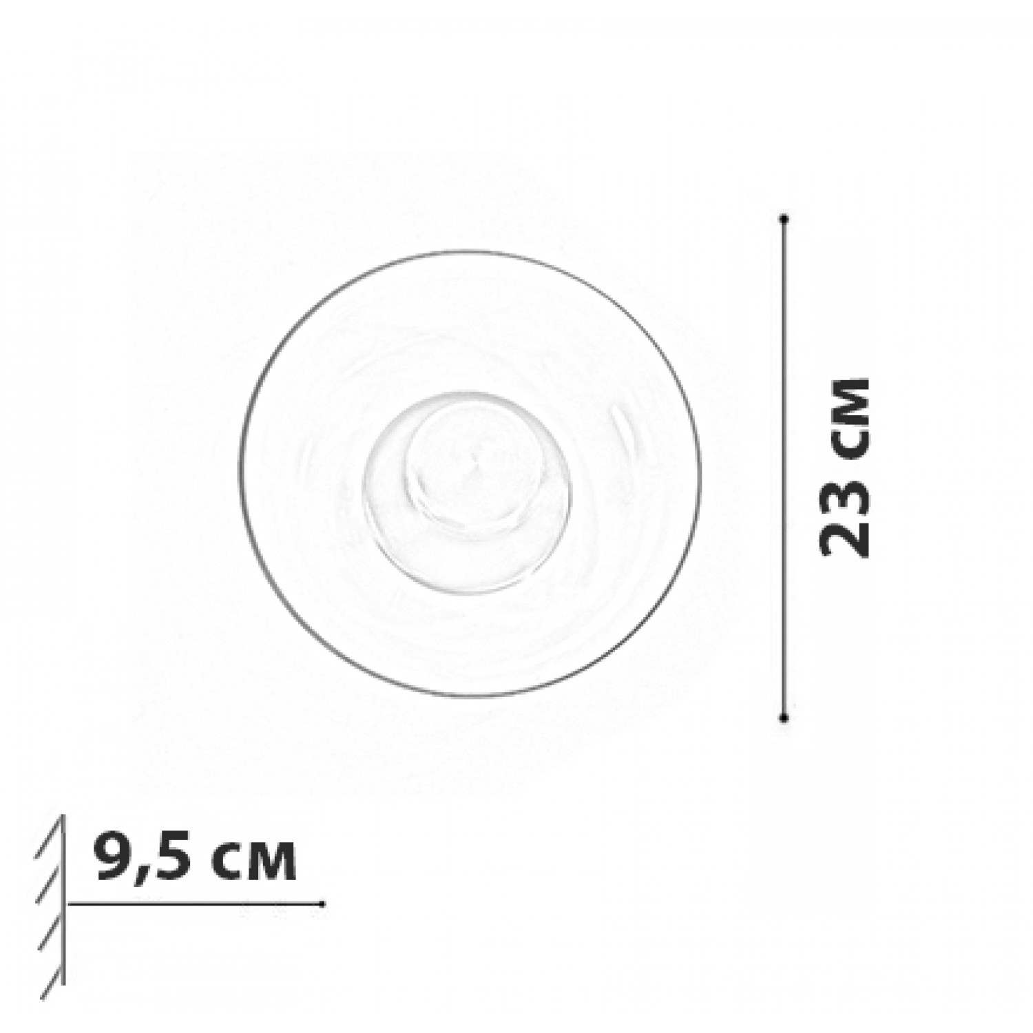 Бра Friendlylight Jellyfish WL Amber BK FL4124