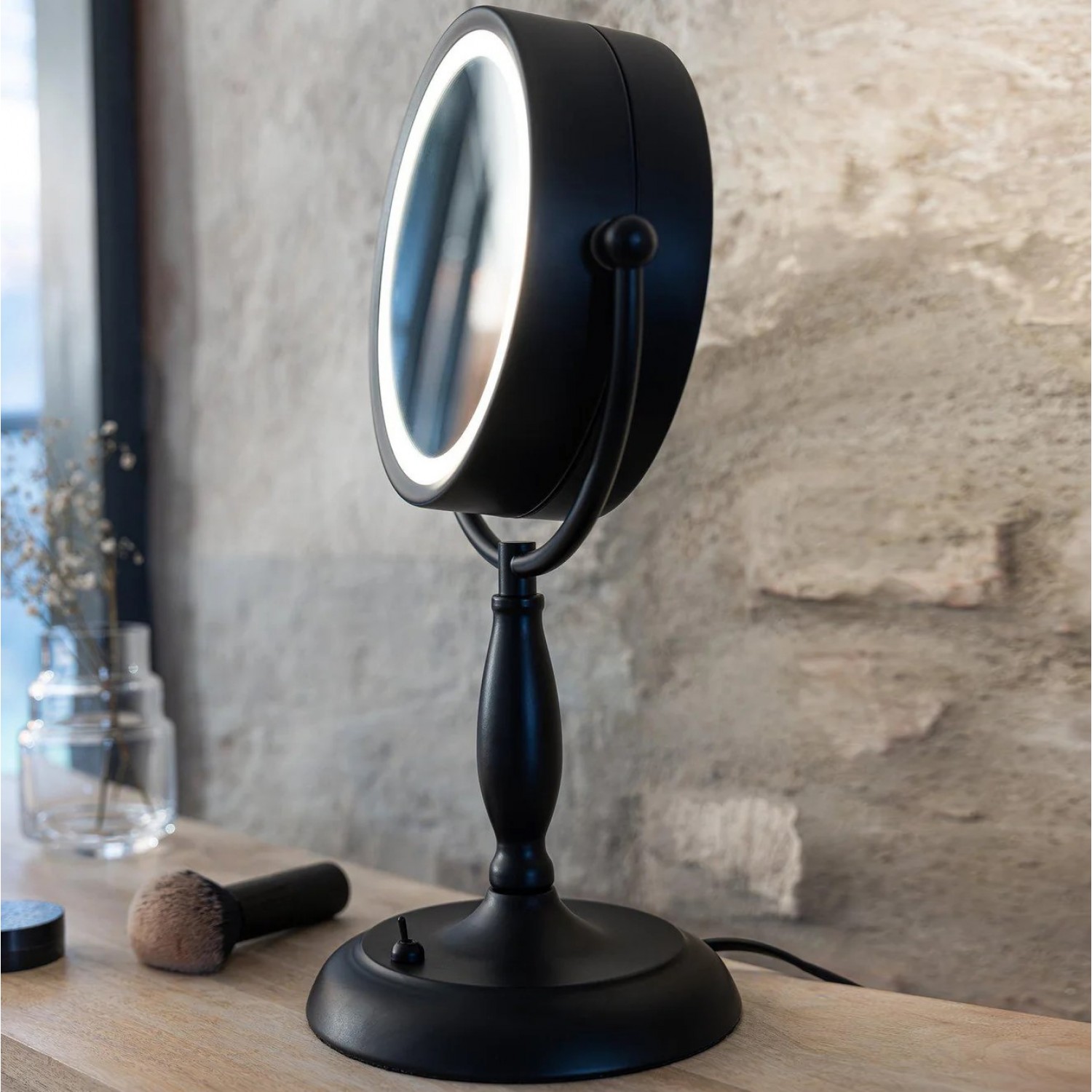 Дзеркало Face Mirror Black 108788