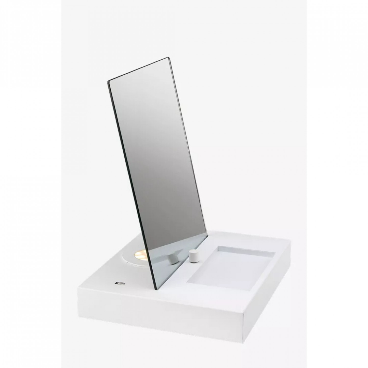 alt_image Зеркало MarkSlojd Sweden REFLECT Table 1L White USB 107057