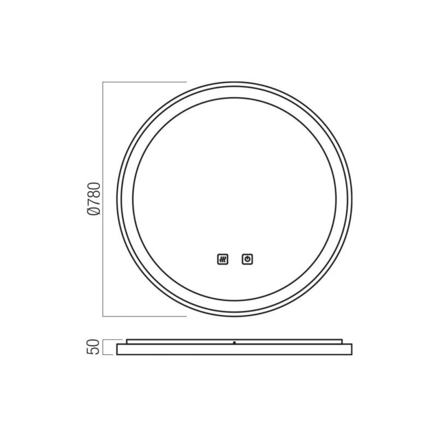 Зеркало Redo Vanity 01-3824