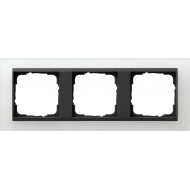 Электрофурнитура Gira Рамка 3-гн System55 Event Opaque 021324
