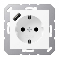 Электрофурнитура Jung Розетка SCHUKO с зарядным устройством USB ..