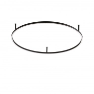 Люстра Ideal Lux ORACLE SLIM PL D090 ROUND BK 3000K 266022