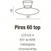 Стельовий світильник AZzardo PIRES 60 TOP WHITE AZ0281