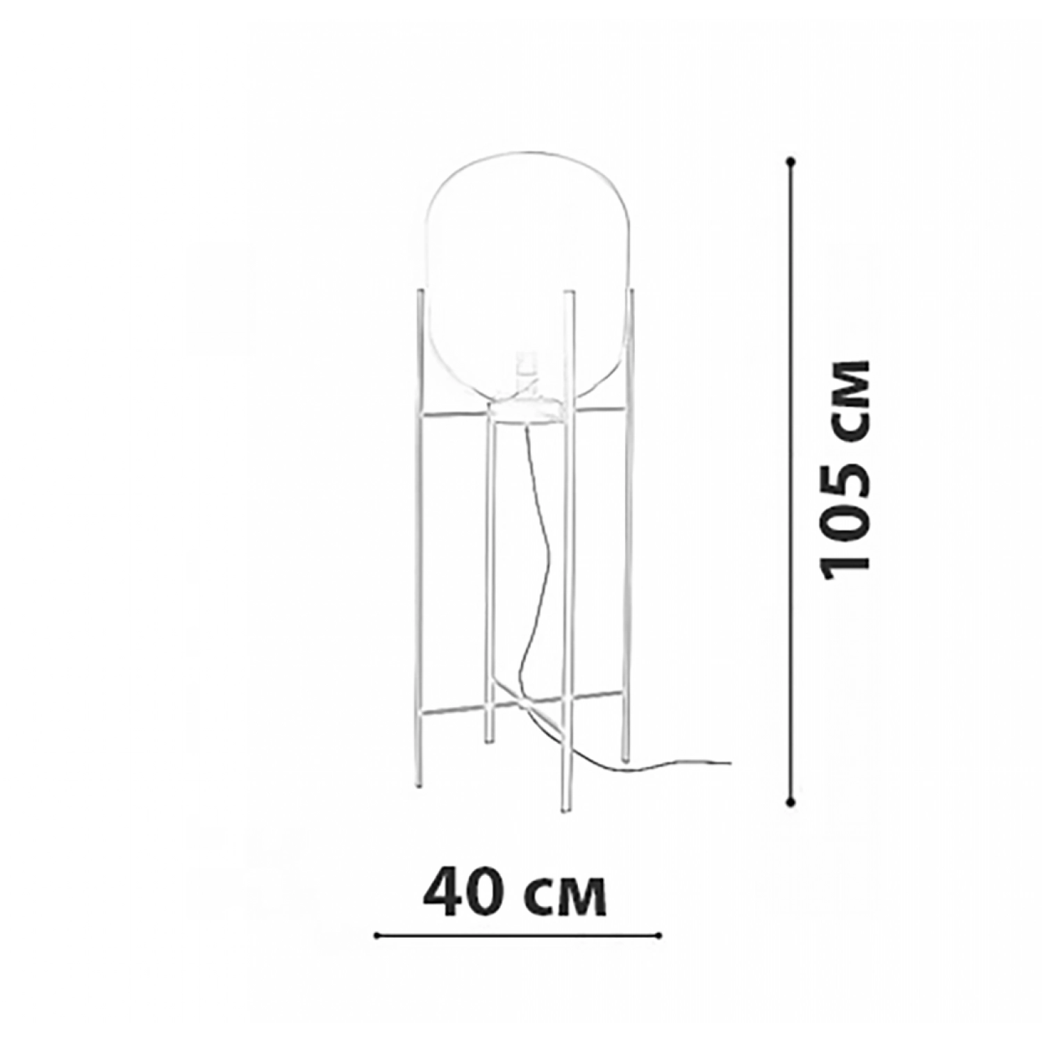 Торшер Friendlylight  Glass Oval FL S FL9000